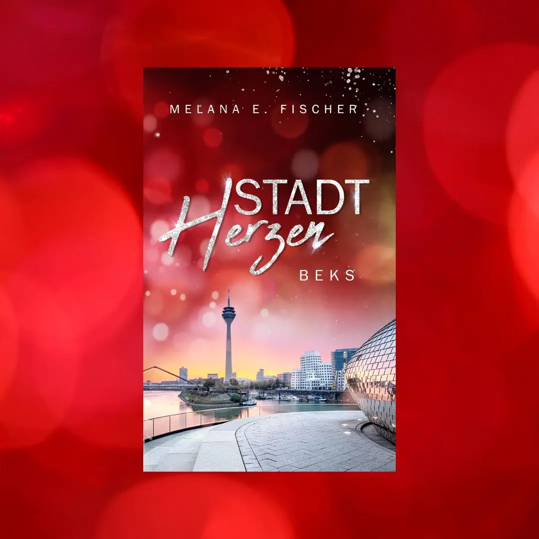 26.10.2022: TITEL- UND COVERENTHÜLLUNG für Stadtherzen rote,
runde Lichtkegel als Hintergrund,
darauf das neue Cover für die Reihe Stadtherzen